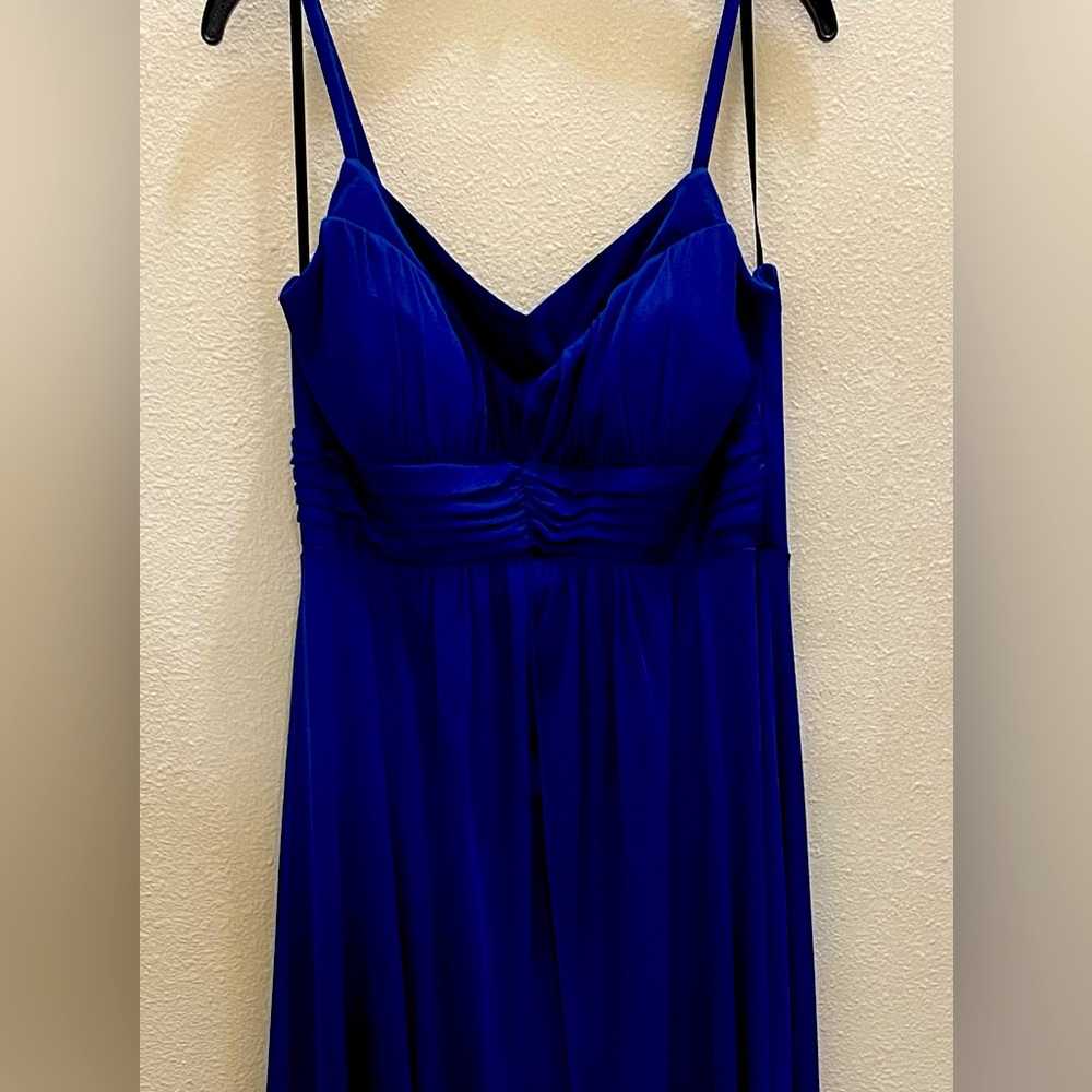 Enfocus Studio Deep Blue A-Line Skirt